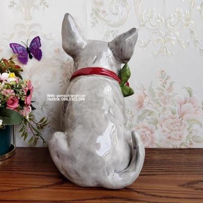 TƯỢNG CHÓ BẰNG SỨ CAO CẤP